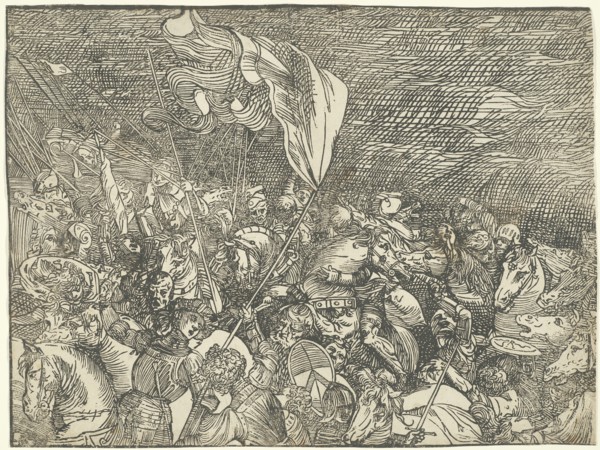 The Submersion of Pharaoh's Army in the Red Sea, c. 1515, printed 1549.