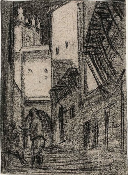 North African Street Scene, c. 1836.