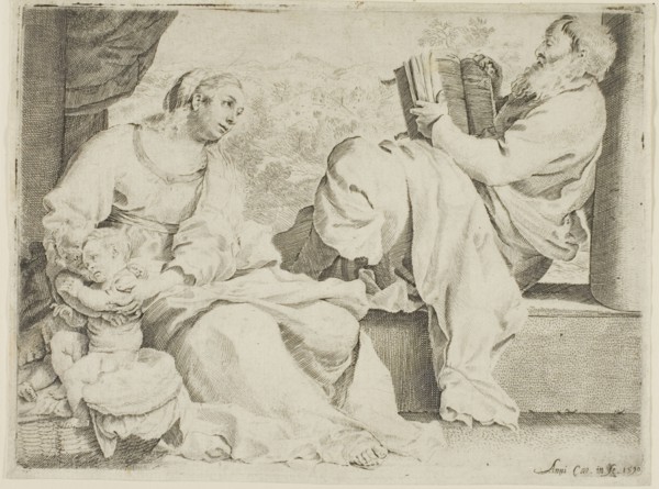 The Holy Family with Saint John the Baptist, 1590.