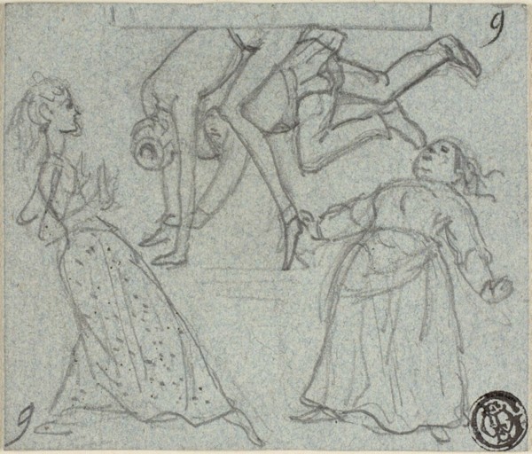 Episodes from White Chapel Life, c. 1850. Attributed to John Leech.