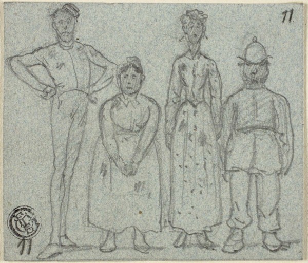 Episodes from White Chapel Life, c. 1850. Attributed to John Leech.