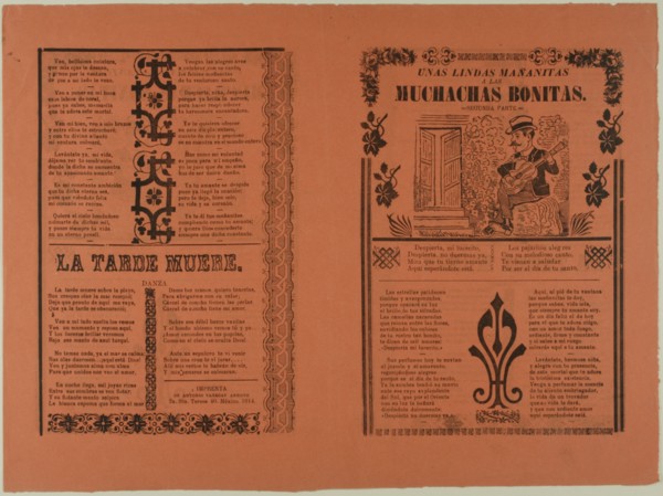 Unas lindas mañanitas a las muchachas bonitas (A Lovely Serenade for the Pretty Ladies), n.d.