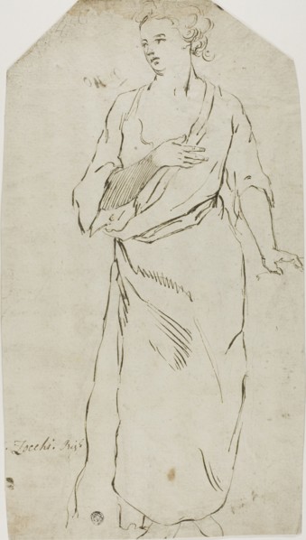 Standing Woman, n.d. Attributed to or in the style of Giuseppe Zocchi.