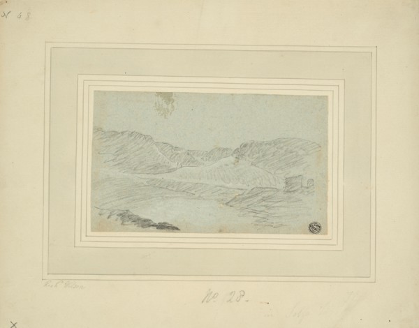 Hilly Landscape, n.d. Attributed to Richard Wilson.