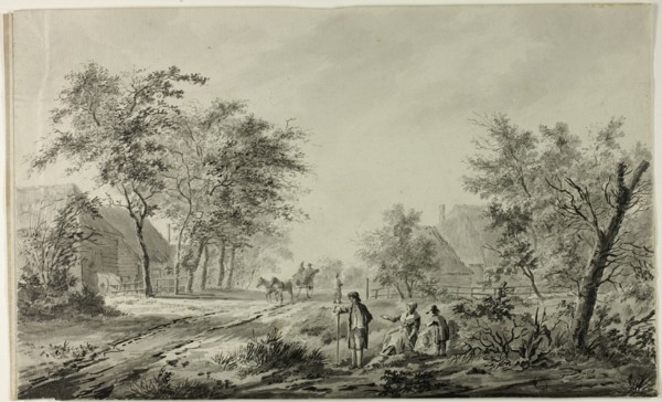 Outskirts of Nodorp, n.d. Attributed to Wouterous Verschuur.