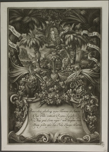 Portrait of Joseph I, 1701. Creator: Elias Christoph Heiss.