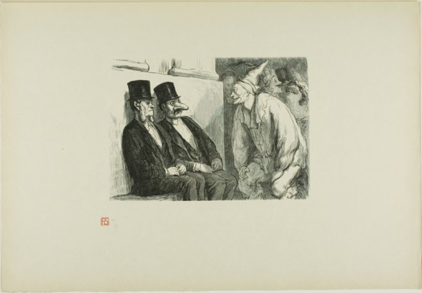 The Opera Ball: You are having too much fun!, 1868, printed 1920. Creator: Etienne Carjat.