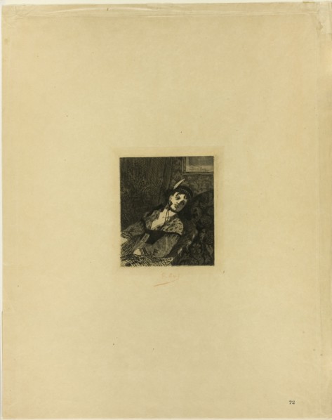 Woman with a Scottish Hat, 1865.
