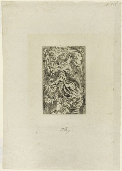 Frontispiece for Point de lendemain, 1867.