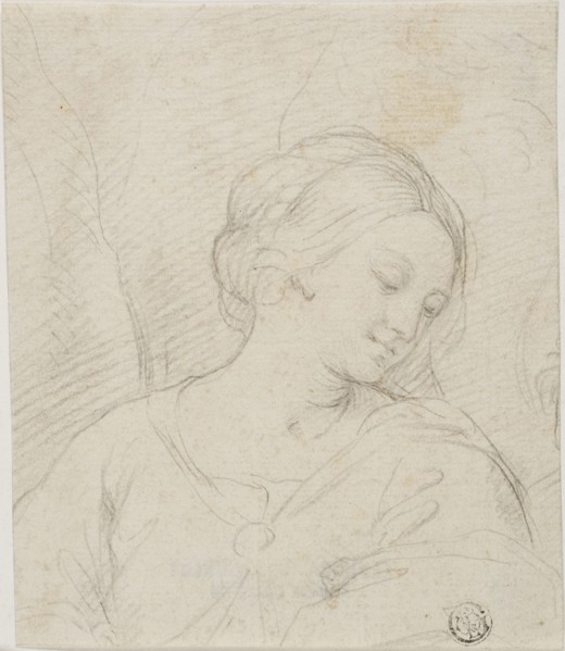 Half-Length View of Madonna, n.d. Follower of Carlo Maratti.