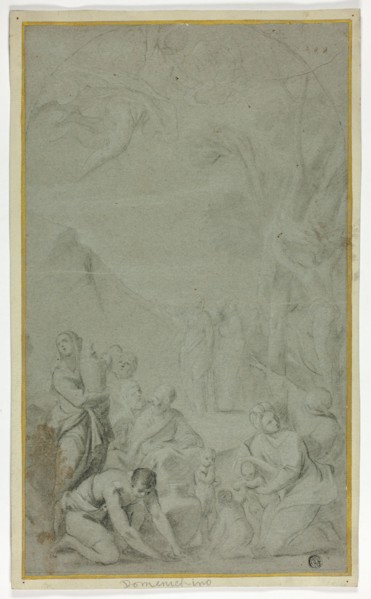 Israelites Gathering Manna, n.d. Follower of Francesco Monti.