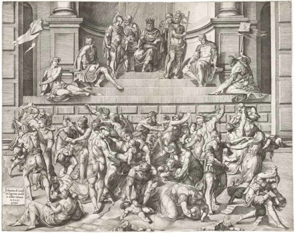 The Massacre of the Innocents, 1561. Creator: Giovanni Battista Cavalieri.