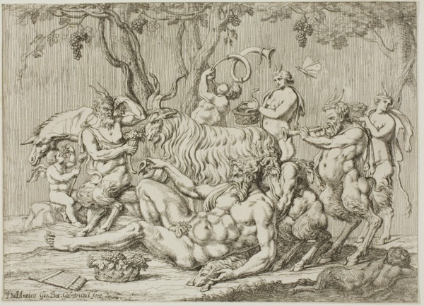 Silenus Reclining with Goats and Satyrs, n.d.