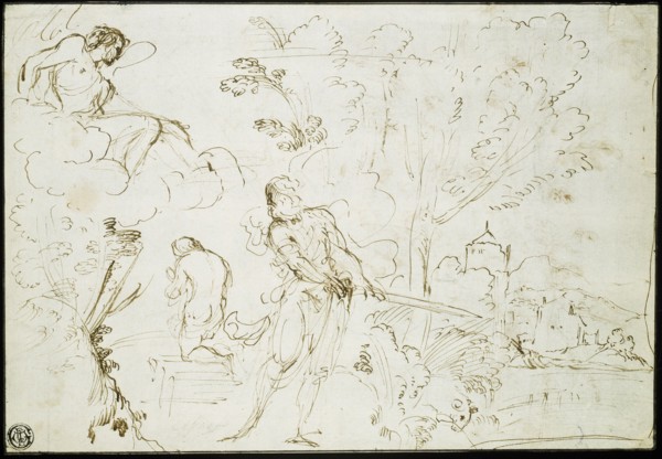 Sacrifice of Isaac (recto); Jacob's Dream (verso), 1613/20.