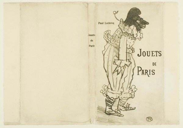 Cover for Jouets de Paris, 1900, published 1901. Novel by Paul Lecercq.