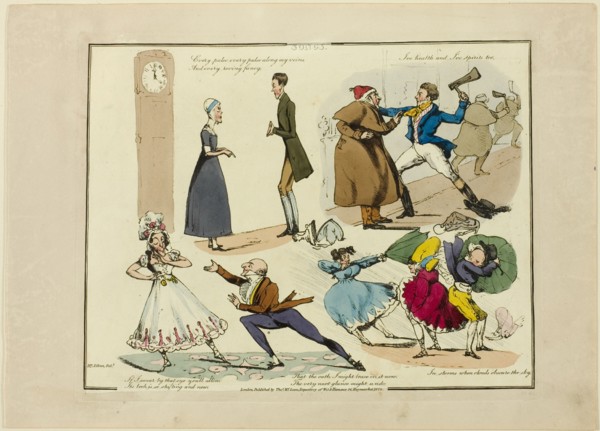 Plate from Illustrations to Popular Songs, 1822.