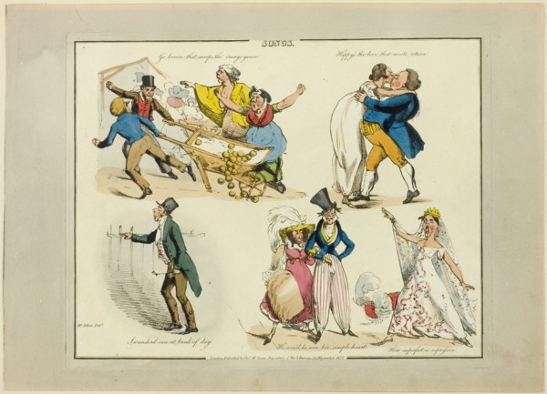 Plate from Illustrations to Popular Songs, 1822.