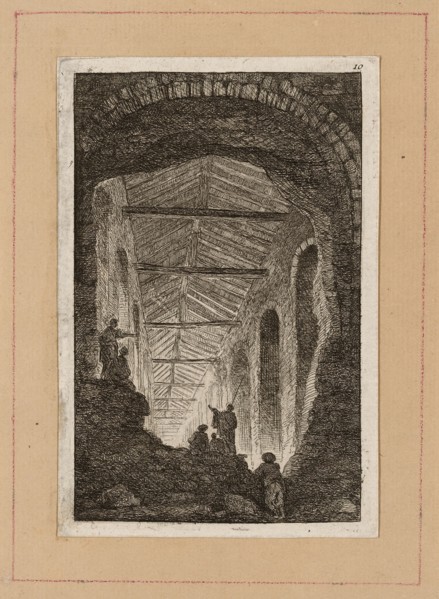 Plate Ten from Evenings in Rome, 1763/64. Antique Gallery.