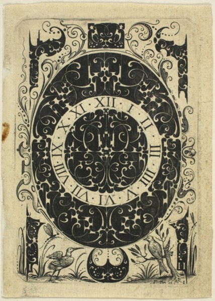 Ornamental Plate I, 1610/20.
