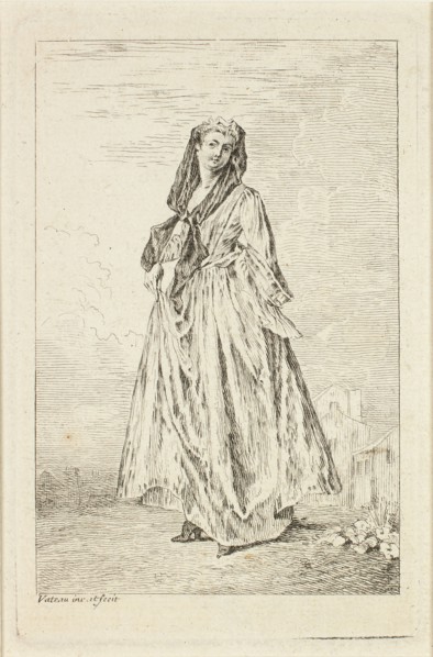 Figures de modes, c. 1710.