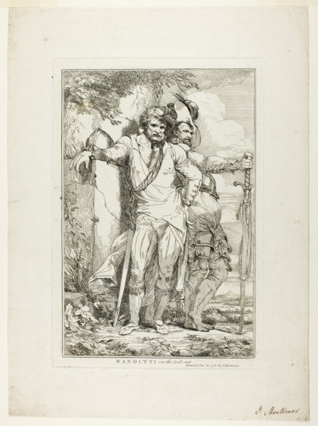 Banditti on the Lookout, 1778.