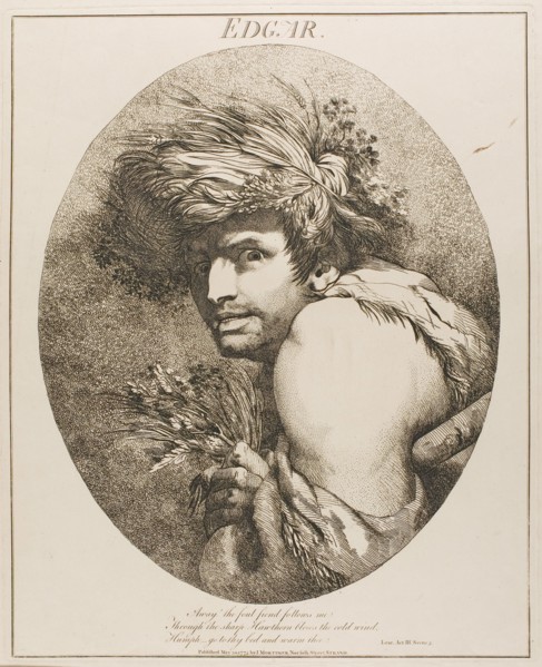 Edgar, May 20, 1775; published 1809. Creator: John Hamilton Mortimer.