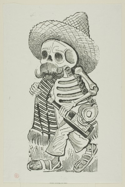 Calavera of Francisco Madero, from Calavera Maderista, printed 1944.