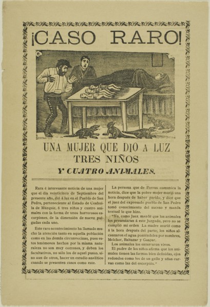A Woman Who Gave Birth to Three Children and Four Animals, n.d.