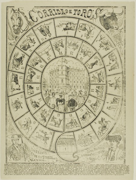 Bullfight Dice-Game, 1898.