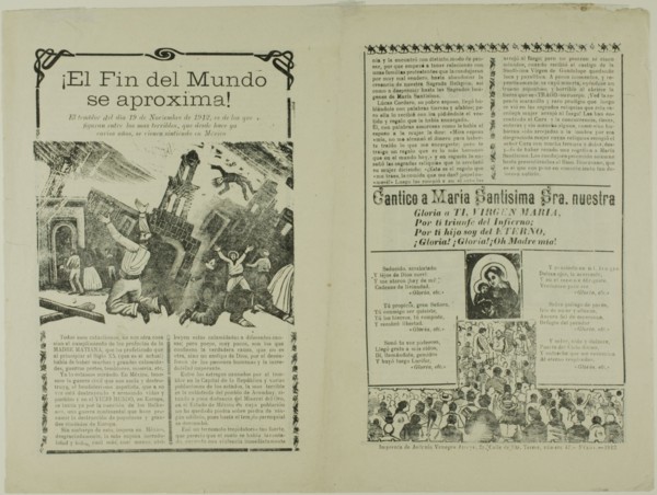 El fin del mundo se aproxima (The End of the World is Approaching), n.d.
