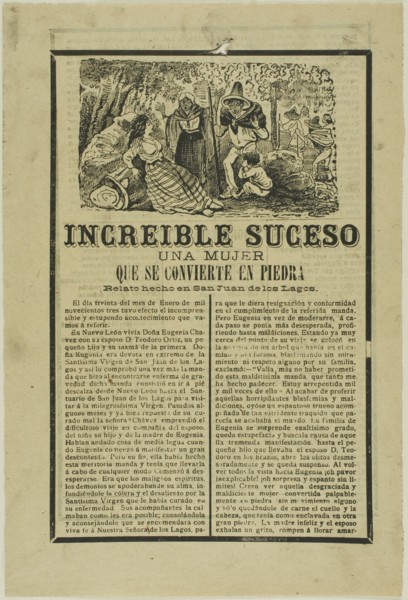 Incredible Event: Woman Turns to Stone, 1903.