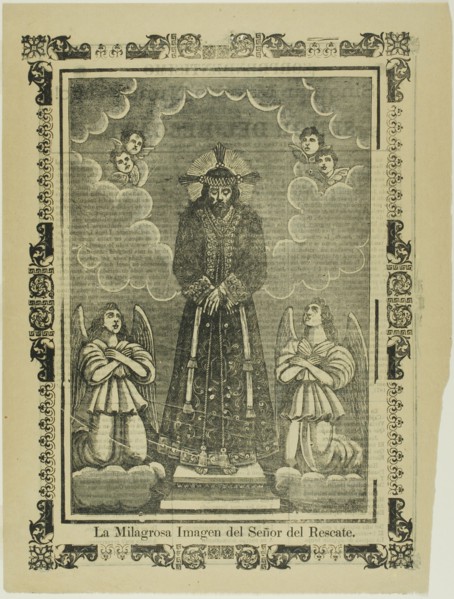 La milagrosa imagen del Señor del Rescate (The Miraculous Image of Our Savior), 1903.
