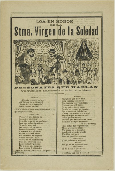 Most Holy Virgin of Solitude, published 1903.