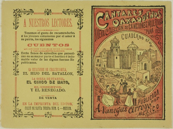 Oaxacan Songs, 1898.