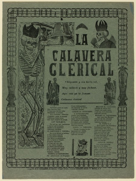 The Priestly Calavera, n.d.