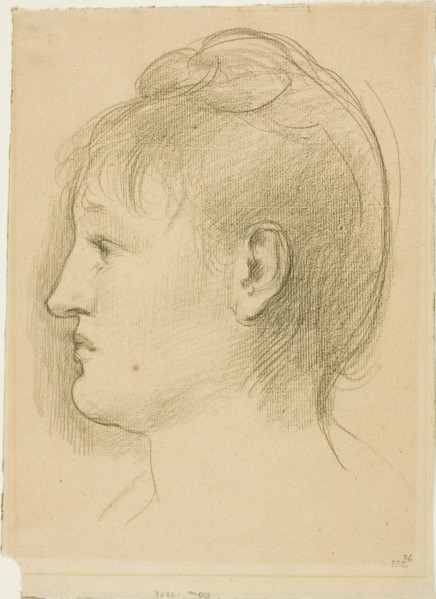 Head of a Woman, c. 1890.