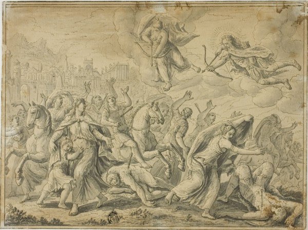 Death of Niobe's Children, 1552/1725. Creator: Unknown.