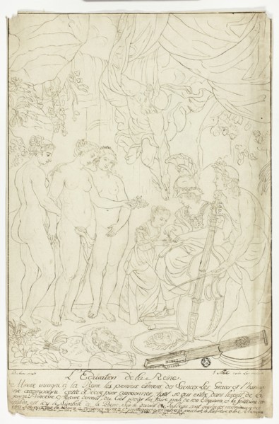 Education of Marie de Medicis, 1700-1799. Creator: Unknown.