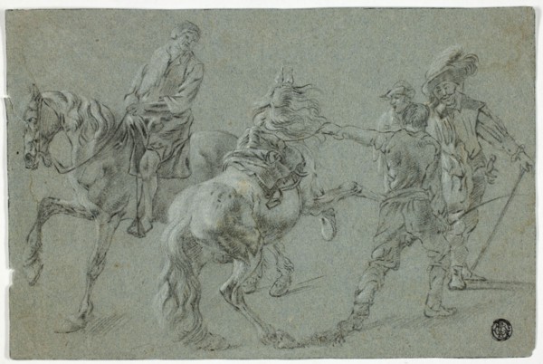 Riding School, n.d. Possibly after Pieter van Laer.
