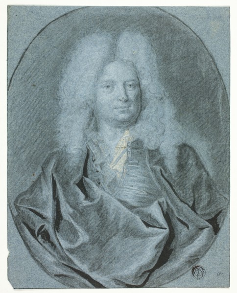 Portrait Bust of a Man in a White Wig, n.d. Possibly by Cornelis van Poelenburgh.