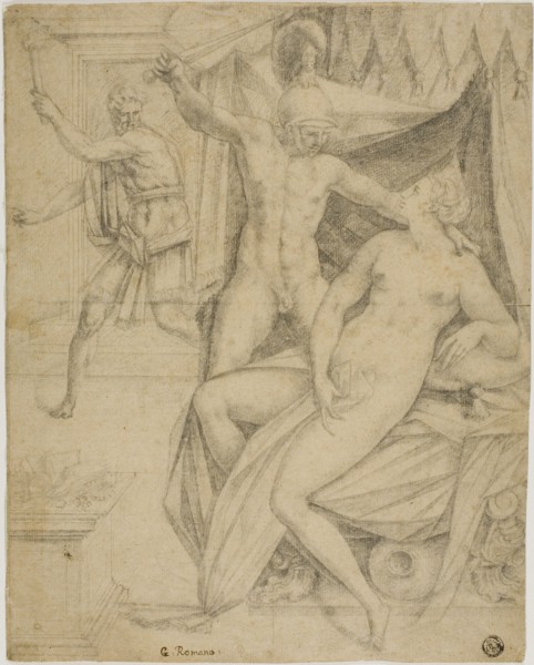 Tarquin and Lucretia, n.d. School of Fontainebleau.