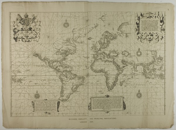 Richard Hakluyt, the Principal Navigations, London, 1599, reprinted 1889. Creator: Unknown.
