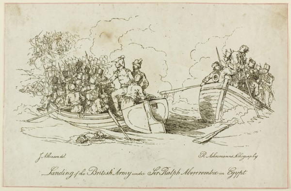 Landing of British Army under Abercrombie in Egypt, n.d. Creator: Unknown.