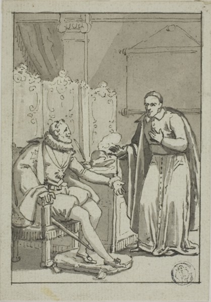 Audience of Cardinal with Henry IV, n.d.
