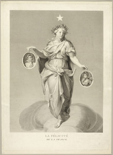 La Félicité de la France, 1810/14.  Creator: Unknown.