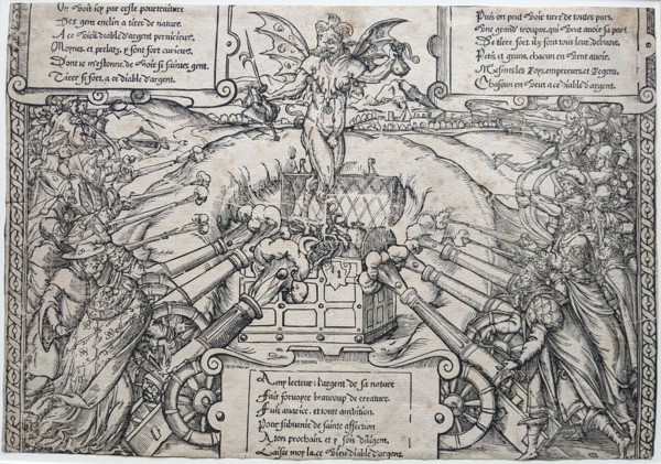 The Money Devil, second half of the 16th century. Creator: Unknown.