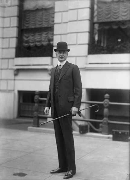 Bernard Mannes Baruch, Chairman, War Industries Board, 1917. American financier and statesman.