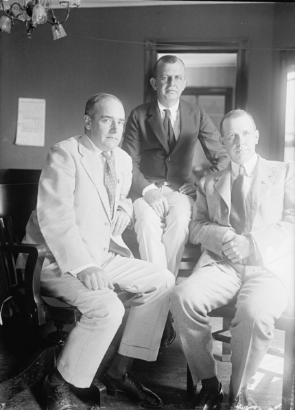 Charles H. Bentley of US Food Administration - Left, 1917.