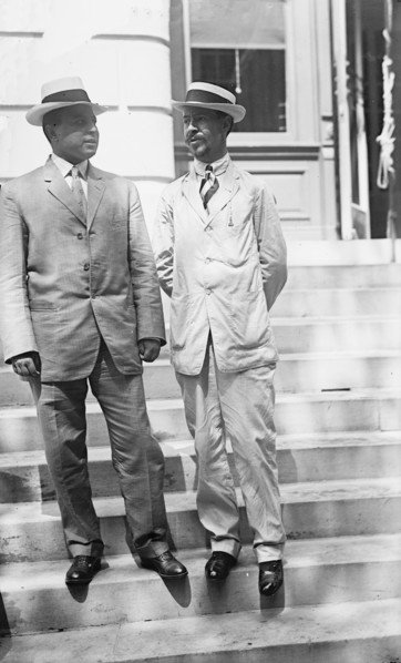 Alfredo Breceda Mercado of Mexico, Villavencenio, 1914. Breceda (left) was Governor of the Federal District of Mexico.