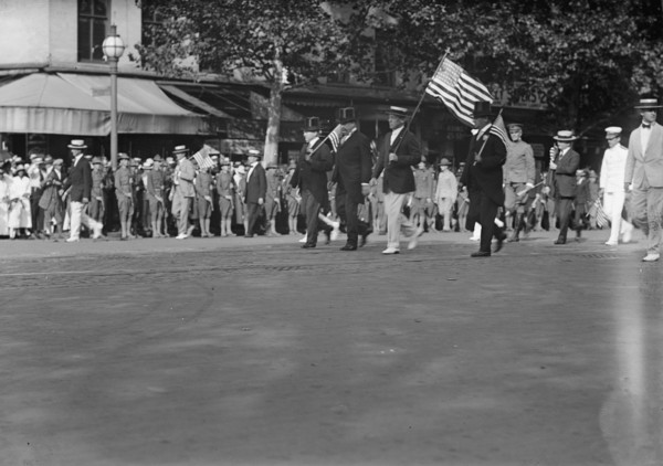 Draft Parade - C.J. Columbus; William F. Gude; Wilson; William T. Galliher, 1917.